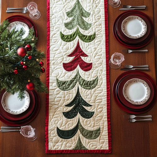 Jingle Pine Quilted Table Runner
