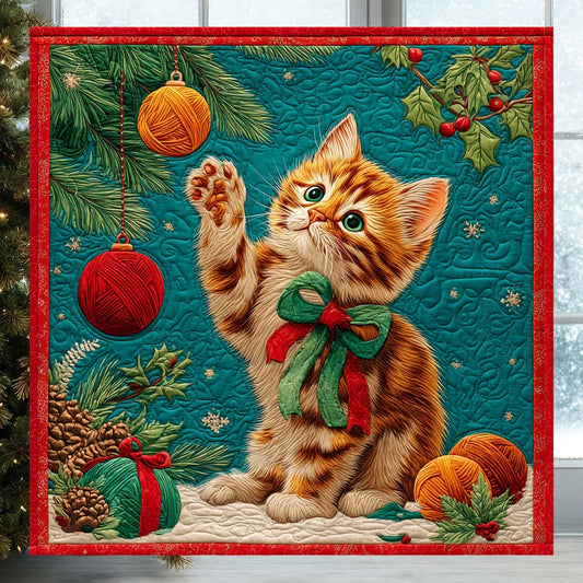 Jolly Cat Quilt Blanket