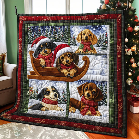Jolly Dog Quilt Blanket
