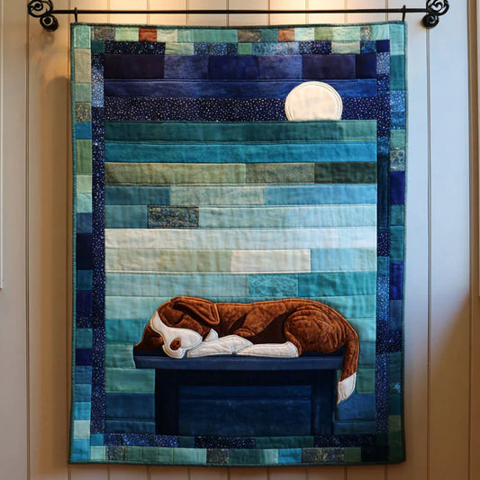 Jolly Doggie Quilt Blanket - Quilted Blanket by OtterMia
