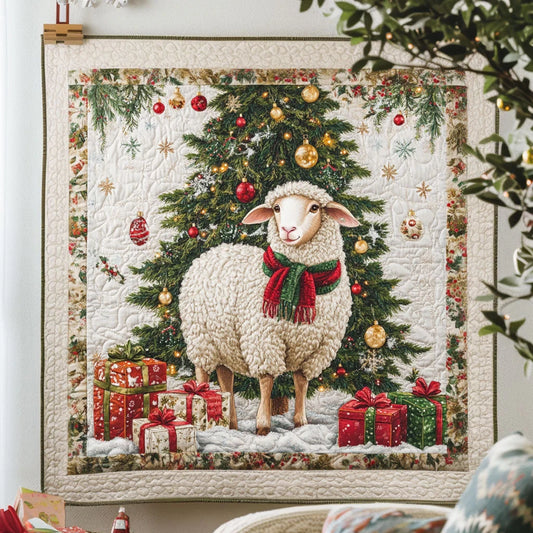 Jolly Gift Sheep Quilt Blanket