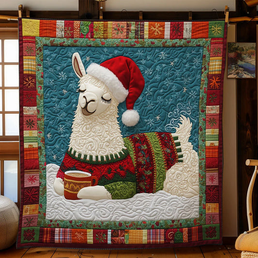 Jolly Llama Quilt Blanket