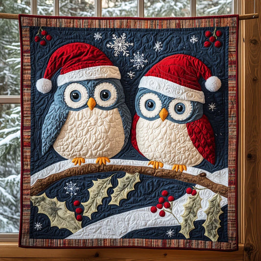 Jolly Owls Quilt Blanket