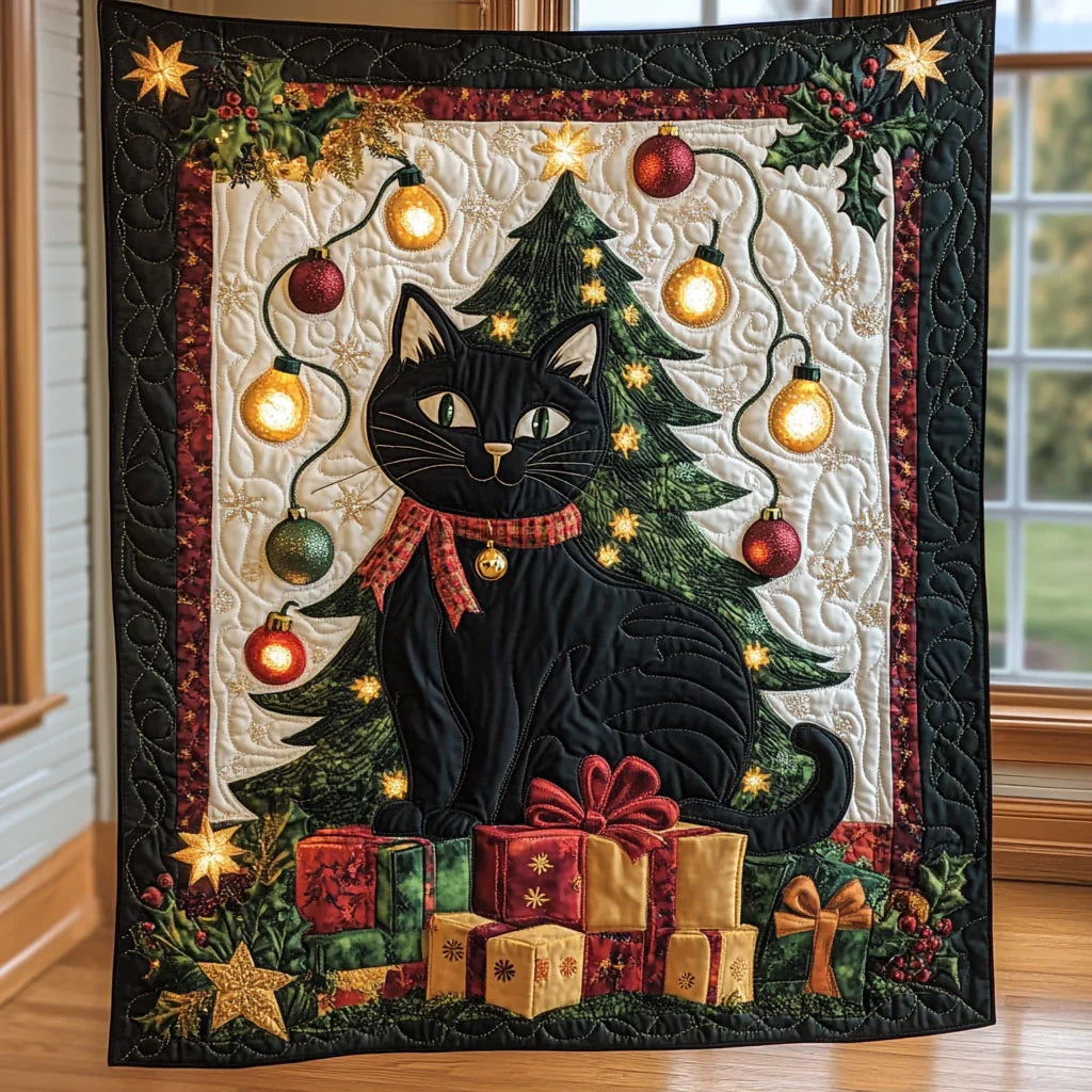 Jolly Whiskers Quilt Blanket