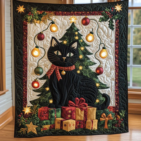 Jolly Whiskers Quilt Blanket