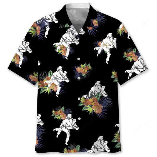 Judo Hawaiian Nature Hawaiian Shirt - S - hawaiian shirt