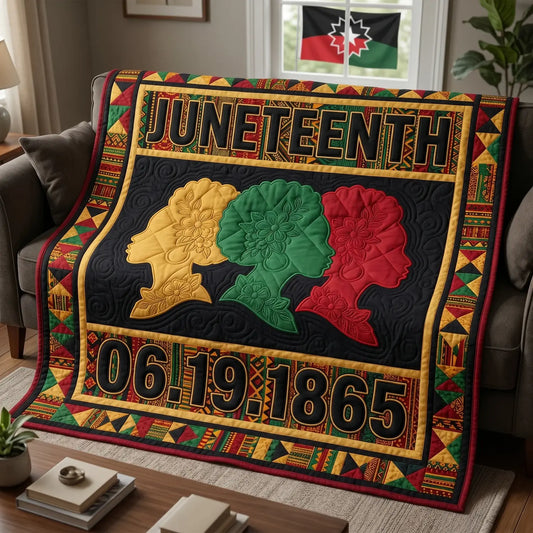 Juneteenth 1865 Free Quilt Blanket