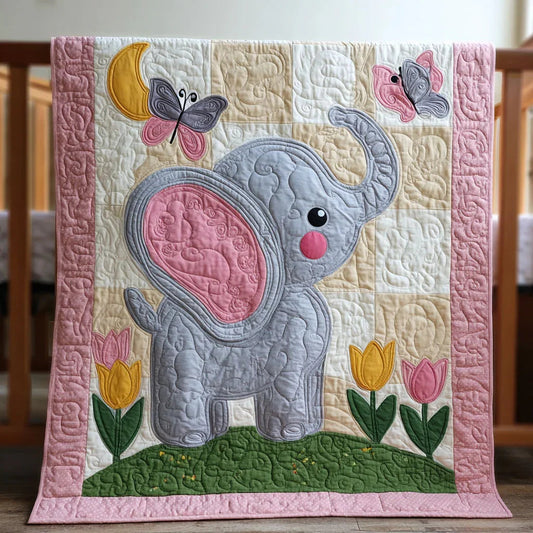 Jungle Buddy Quilt Blanket - Quilted Blanket by OtterMia