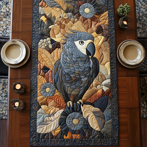 Jungle Whispers Quilted Table Runner