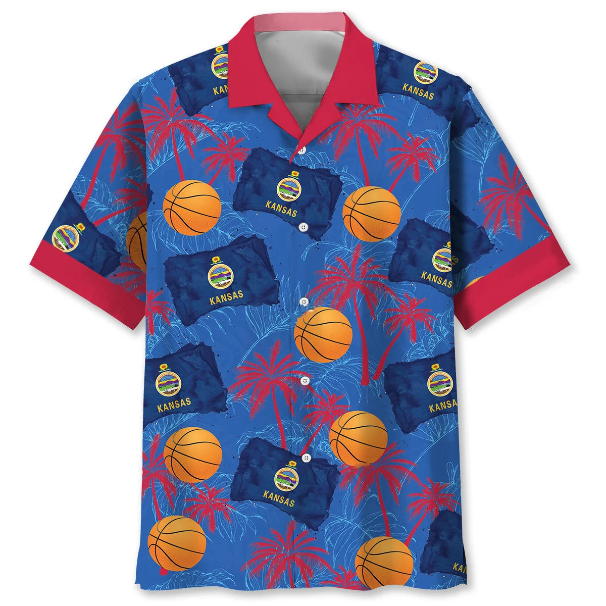 Kansas Basketball Hawaiian Shirt