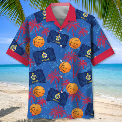 Kansas Basketball Hawaiian Shirt