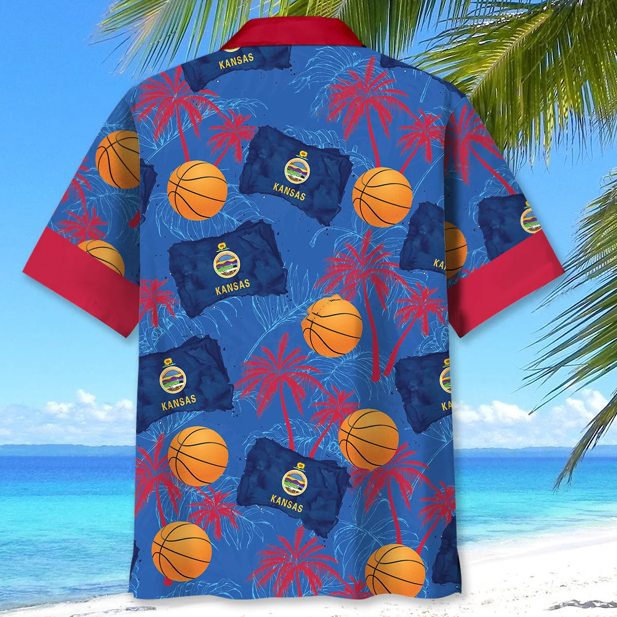 Kansas Basketball Hawaiian Shirt