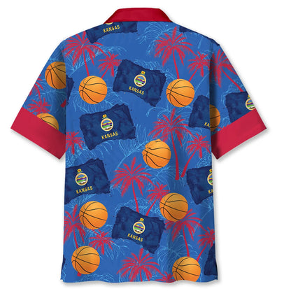 Kansas Basketball Hawaiian Shirt