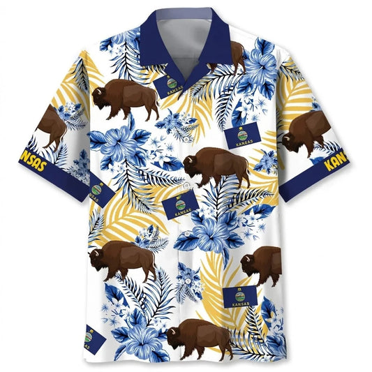 Kansas State Proud Hawaiian Shirt - S - hawaiian shirt