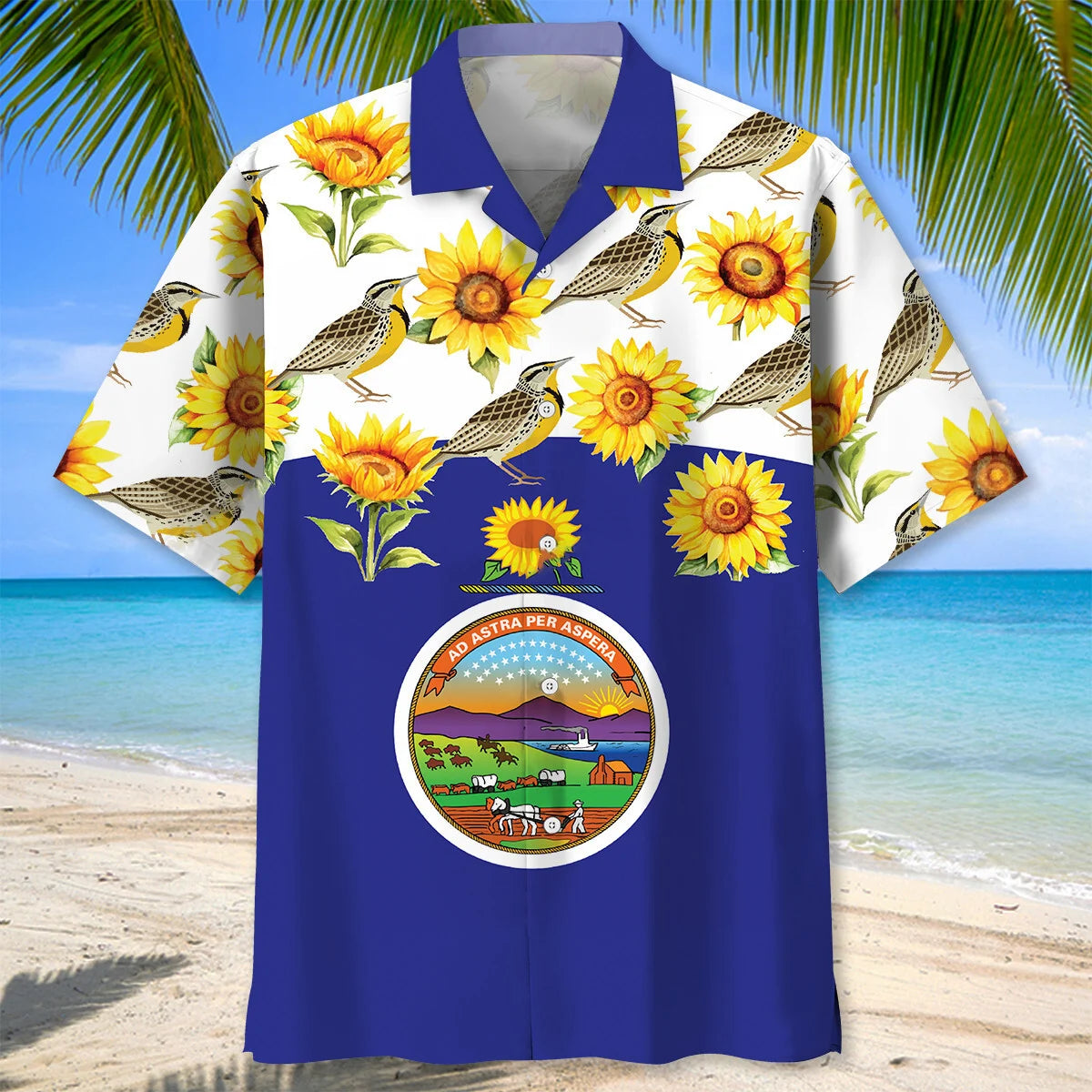 Kansas Sunflower State Hawaiian Shirt