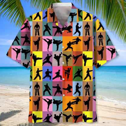 Karate Color Hawaiian Shirt