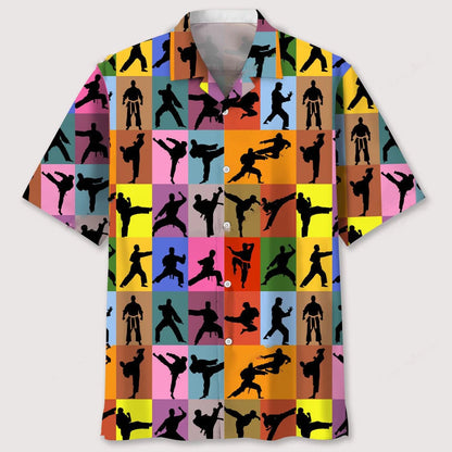 Karate Color Hawaiian Shirt