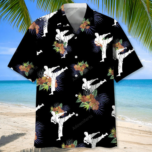 Karate Hawaiian Nature Hawaiian Shirt - S - hawaiian shirt