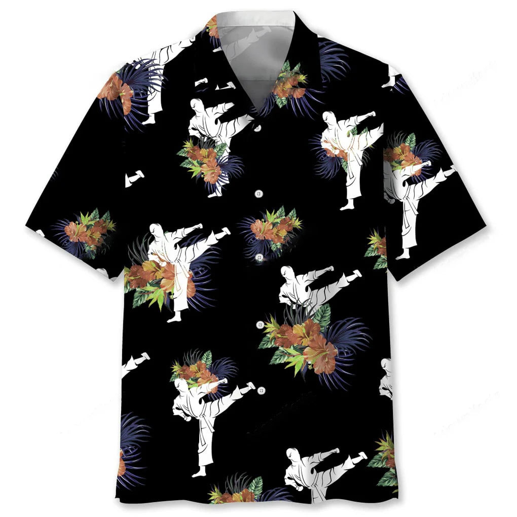 Karate Hawaiian Nature Hawaiian Shirt