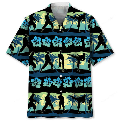 Karate Nature Beach Hawaiian Shirt