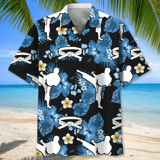 Karate Nature Hawaiian Shirt - S - hawaiian shirt