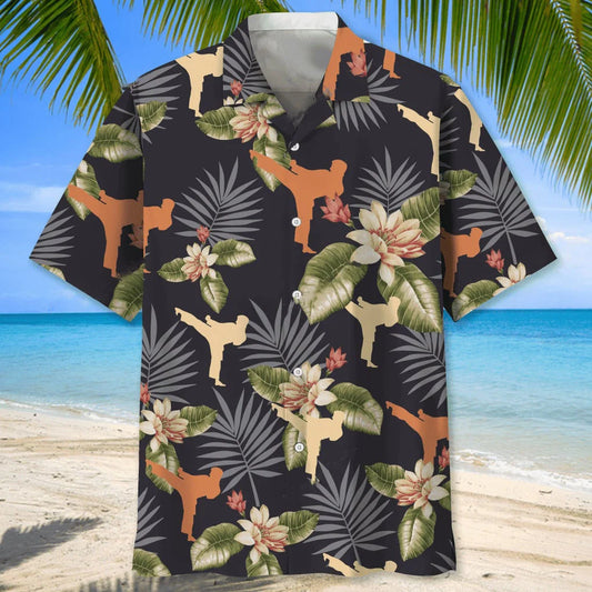 Karate Tropical Hawaiian Shirt - S - hawaiian shirt