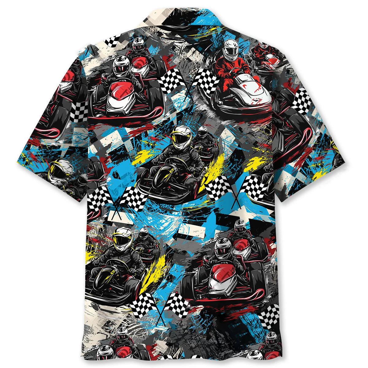 Karts Racing Go Kart Hawaiian Shirt
