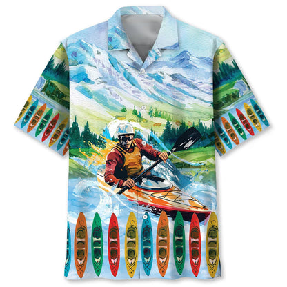 Kayaking Racing Hawaiian Shirt