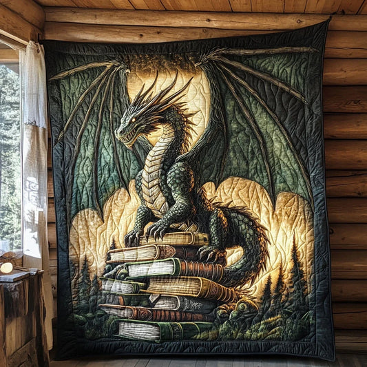 Keeper Of The Pages Quilt Blanket