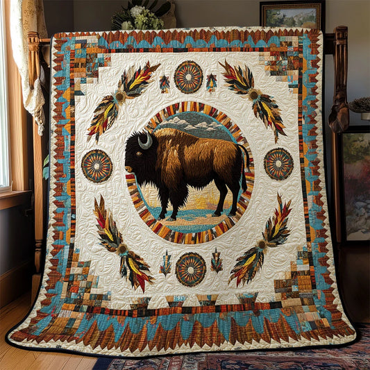 Keeper Of The Plains Quilt Blanket