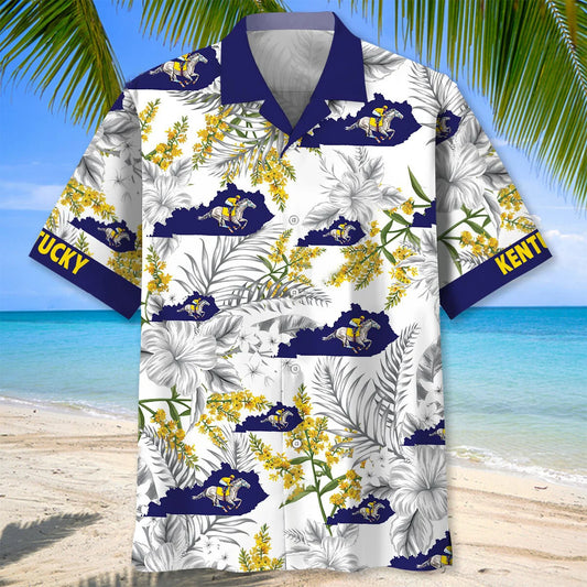 Kentucky State Proud Hawaiian Shirt - S - hawaiian shirt