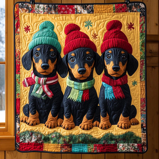 Knit Cap Crew Quilt Blanket