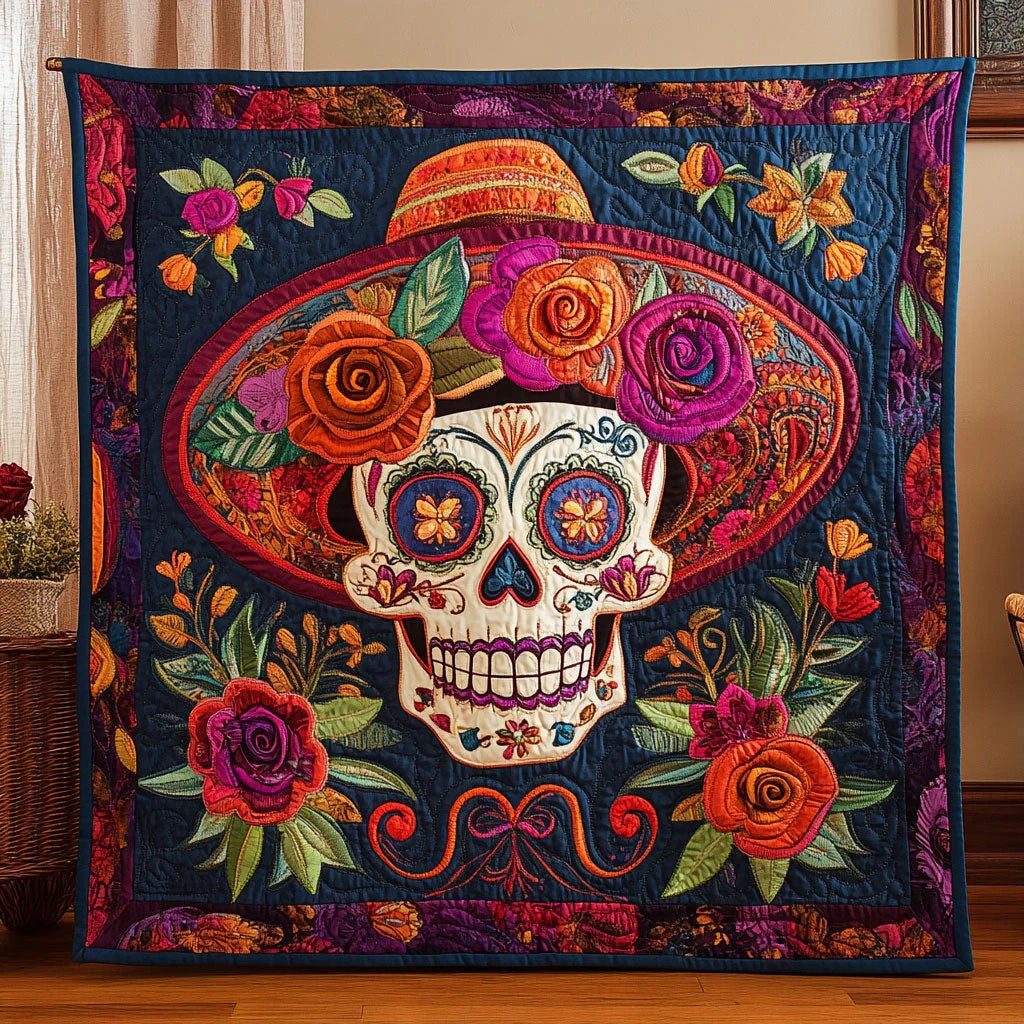 La Vida En Retazos Quilt Blanket