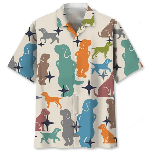 Labardor Colorful Hawaiian Shirt - M - hawaiian shirt