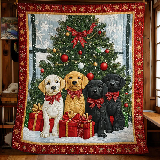 Labrador Charm Quilt Blanket