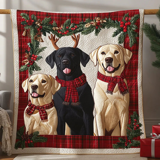 Labrador Winter Spirit Quilt Blanket