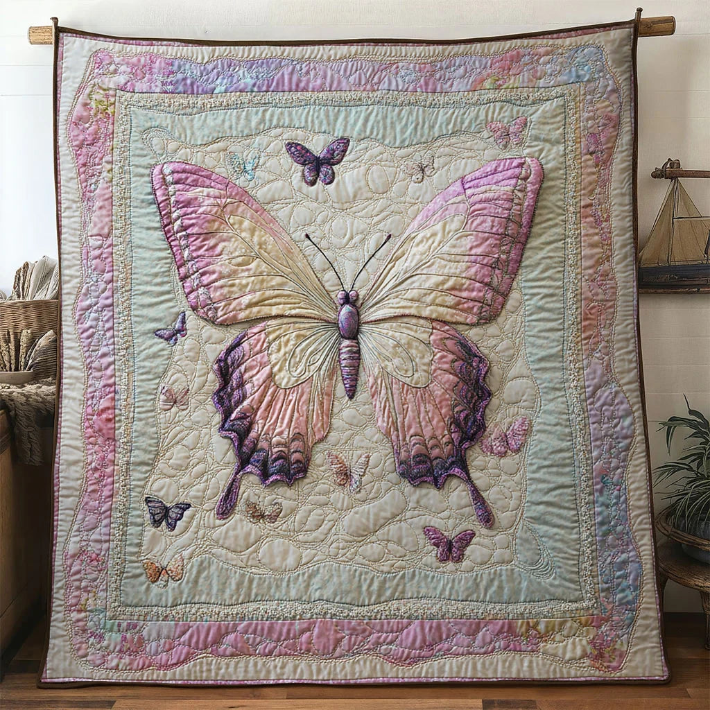 Lacewing Butterfly Quilt Blanket