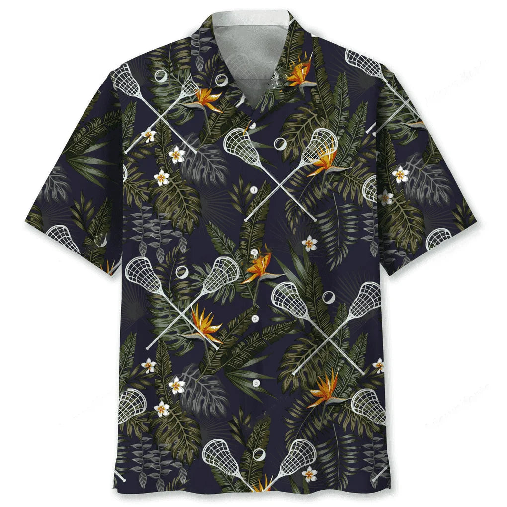 Lacrosse Hawaiian Nature Hawaiian Shirt