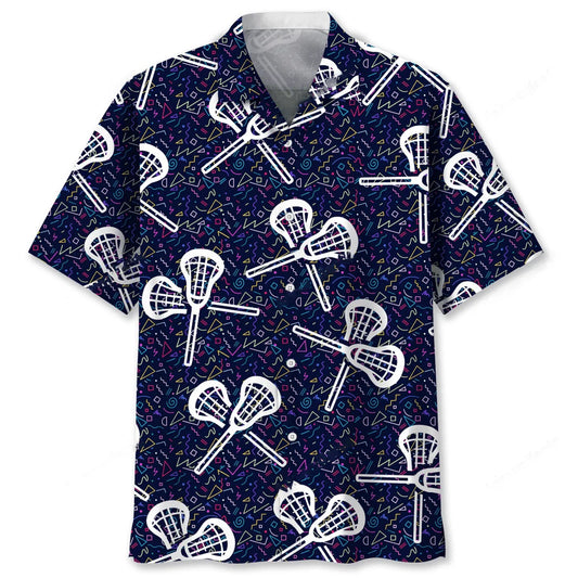 Lacrosse Nature Hawaiian Shirt - S - hawaiian shirt