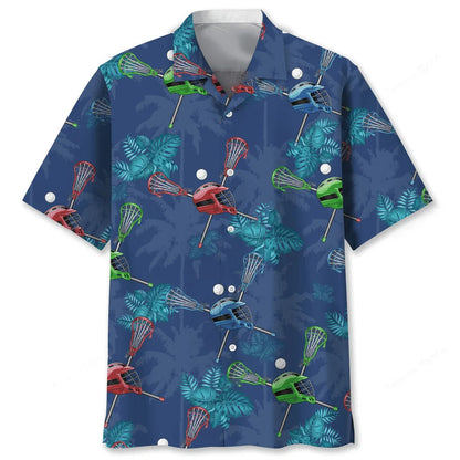 Lacrosse Tropical Hawaiian Shirt