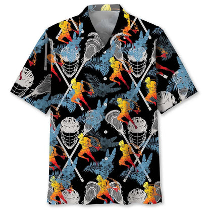 Lacrosse Tropical Hawaiian Shirt
