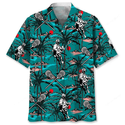 Lacrosse Vintage Hawaiian Shirt - S - hawaiian shirt