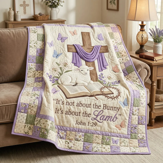 Lamb God Quilt Blanket