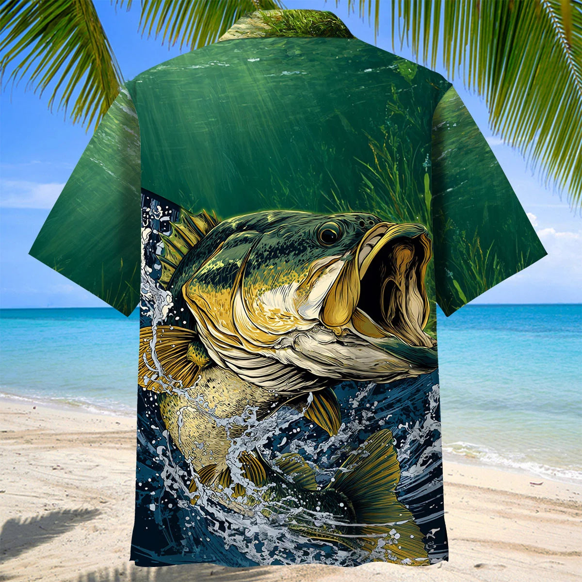 Largemouth Bass Vintage Hawaiian Shirt