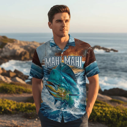 Legend Mahi Mahi Fish Hawaiian Shirt