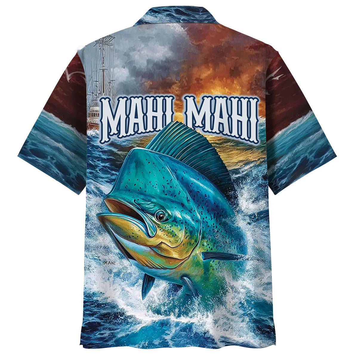 Legend Mahi Mahi Fish Hawaiian Shirt