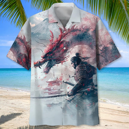Legend Samurai Hawaiian Shirt - S - hawaiian shirt