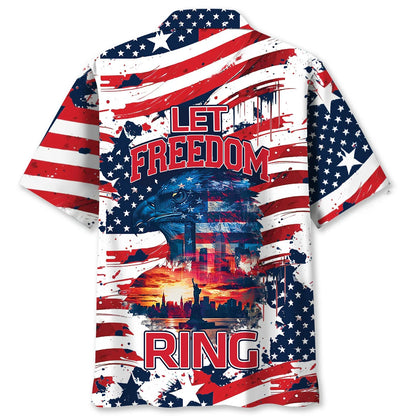 Let Freedom Ring America Hawaiian Shirt