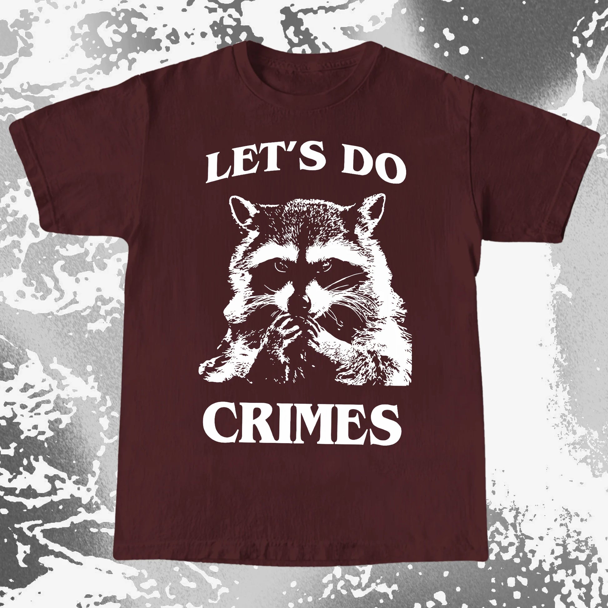 Let's Do Crimes Raccoon Shirt – Mischief Meme Tee, funny meme tee gift (view 5)