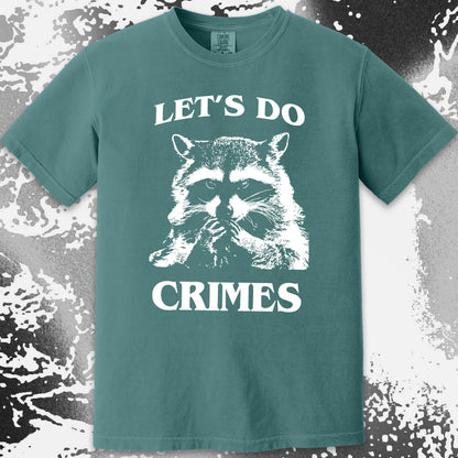 Let's Do Crimes Raccoon Shirt – Mischief Meme Tee, funny meme tee gift (view 17)
